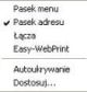 przykład jak uwidocznić menu Widok